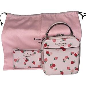 Kate Spade Strawberry Purse and Card holder